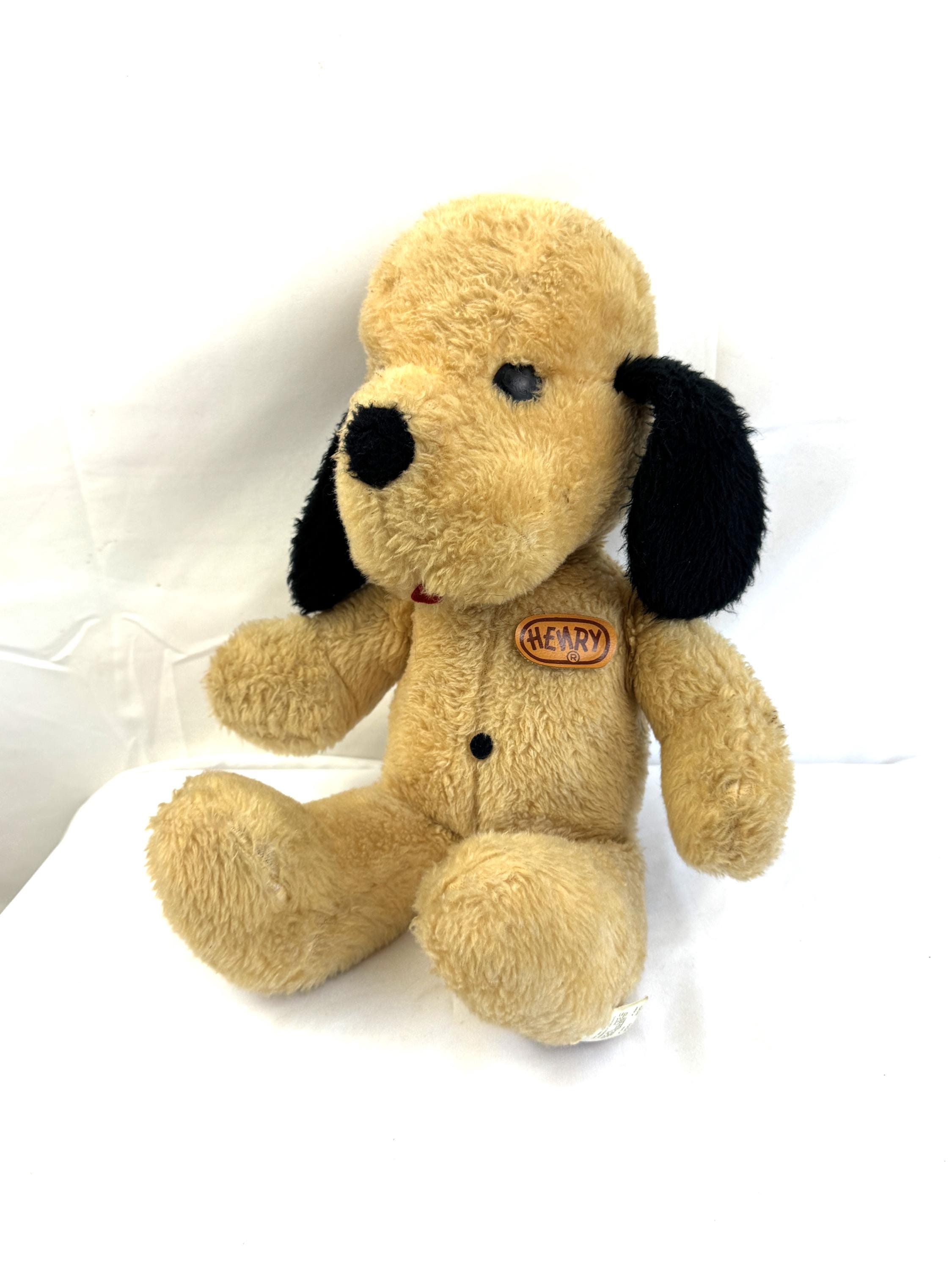 Vintage 1970s 70s ANIMAL FAIR Plush Henry Yellow Dog 19