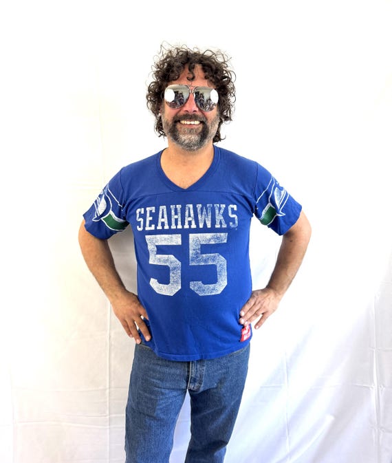 ローリングスUSA製 シアトル・シーホークス フットボールTシャツ NFL 90年代ヴィンテージ シアトル・シーホークス ジャージーTシャツ
