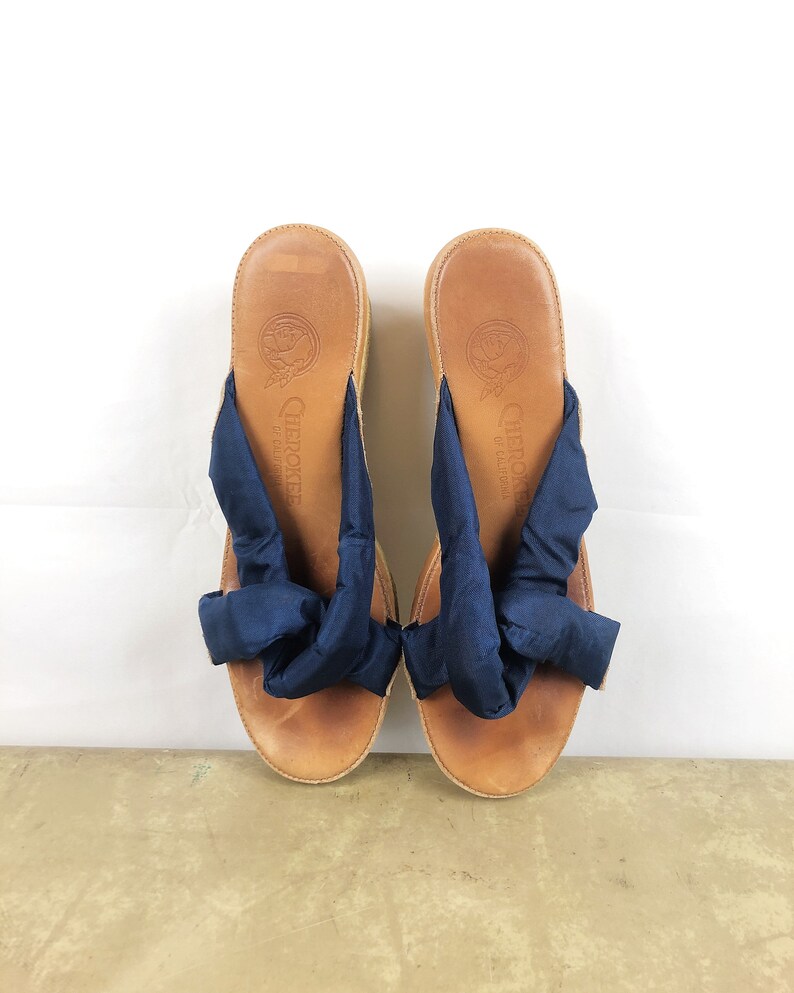 Vintage Cherokee of California 1970s 70s WOW Wedge Sandals Vintage Cherokee of California 1970s 70s WOW Wedge Sandals