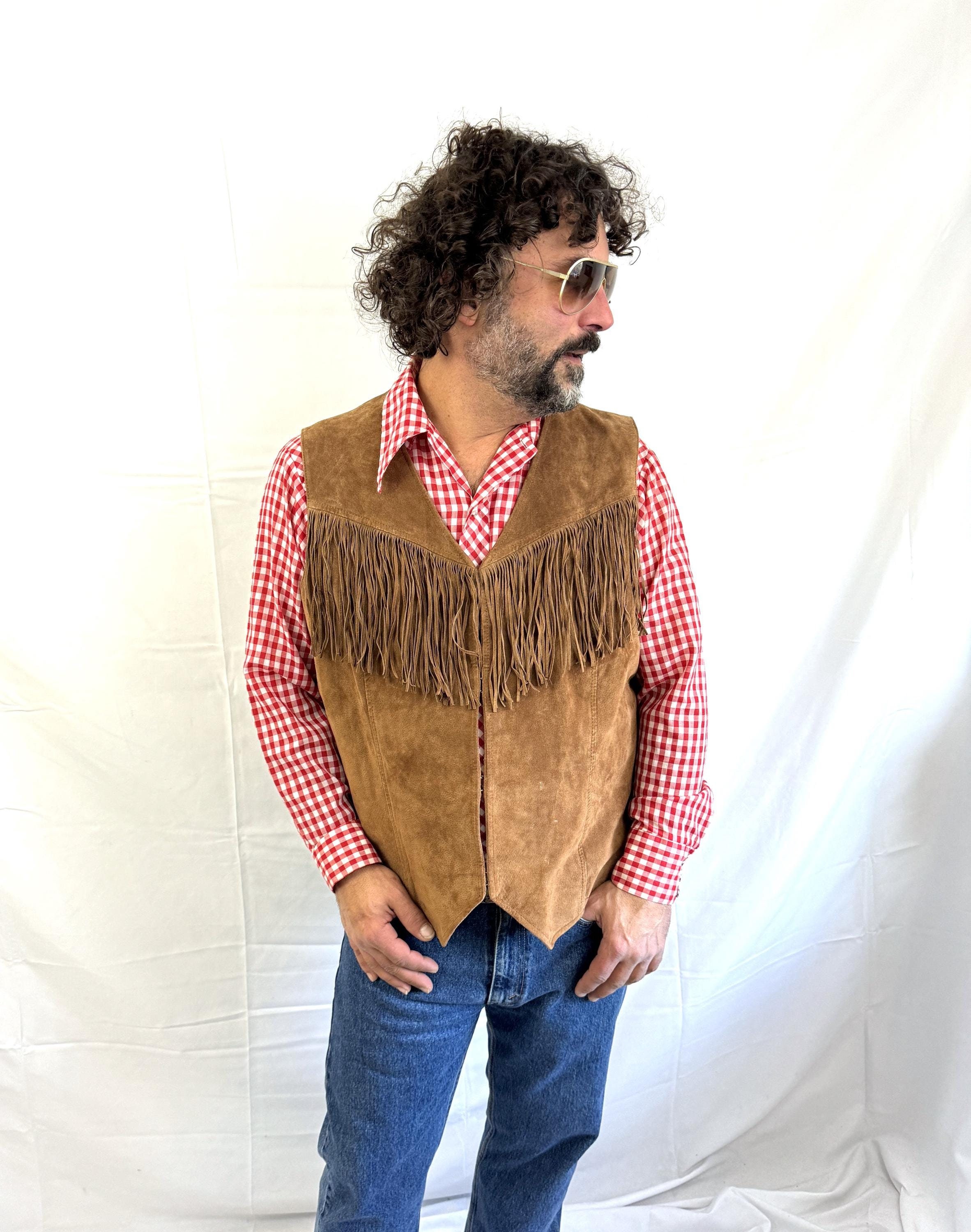 ameri FRINGE VEST SET SUEDE JACKET