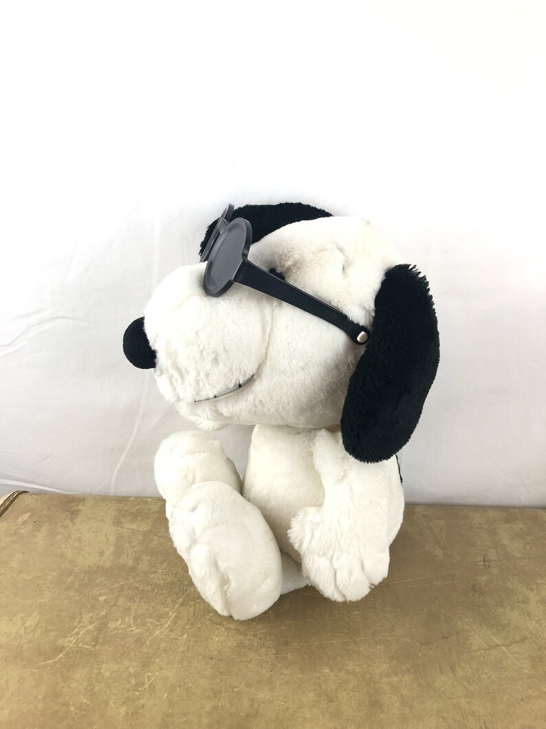 Cute 90s 1990s Smiling Snoopy Joe Cool Plush Stuffed Toy | Etsy