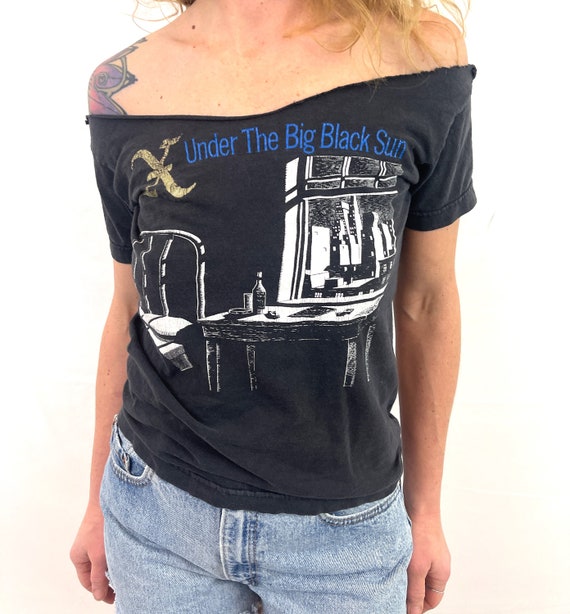 Vintage 1982 X Under The Big Black Sun Punk T-Shi… - image 3