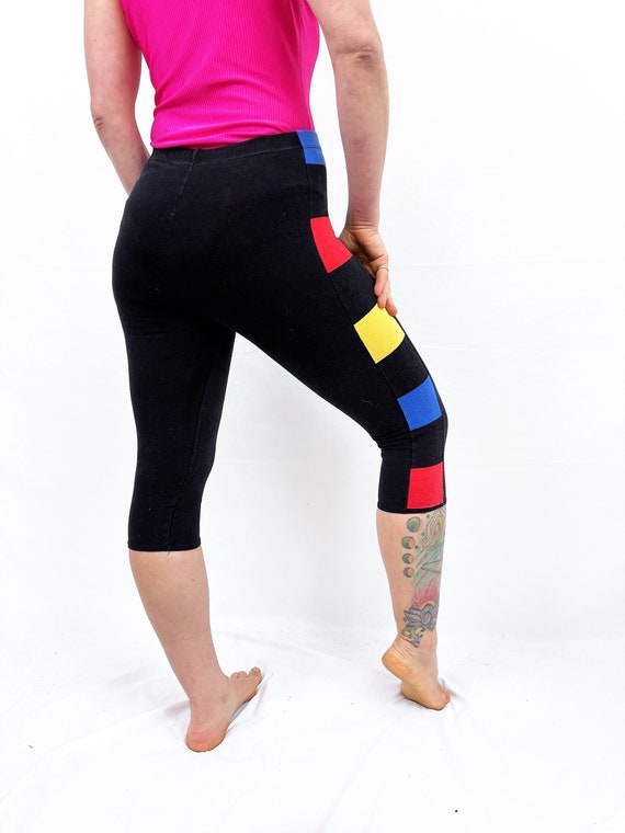 Vintage 1980s 80s Spandex Leggings Shorts 