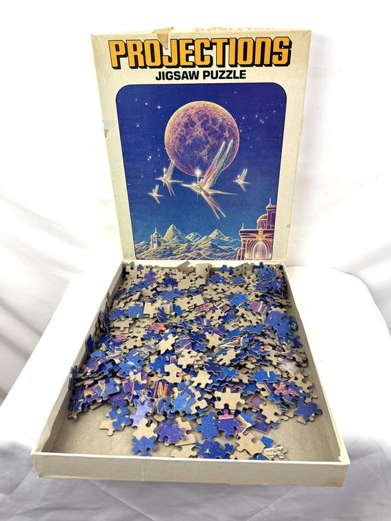 Vintage 1970s 70s Projections 1978 Gilbert Williams Fantasy Space