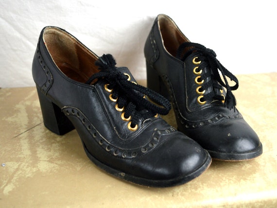 RARE Vintage 60s 70s Amazing Chunky Shoes - Grungi