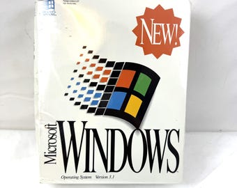 Software del sistema operativo Microsoft Windows vintage degli anni '90, 1992, versione 3.1 - SIGILLATO