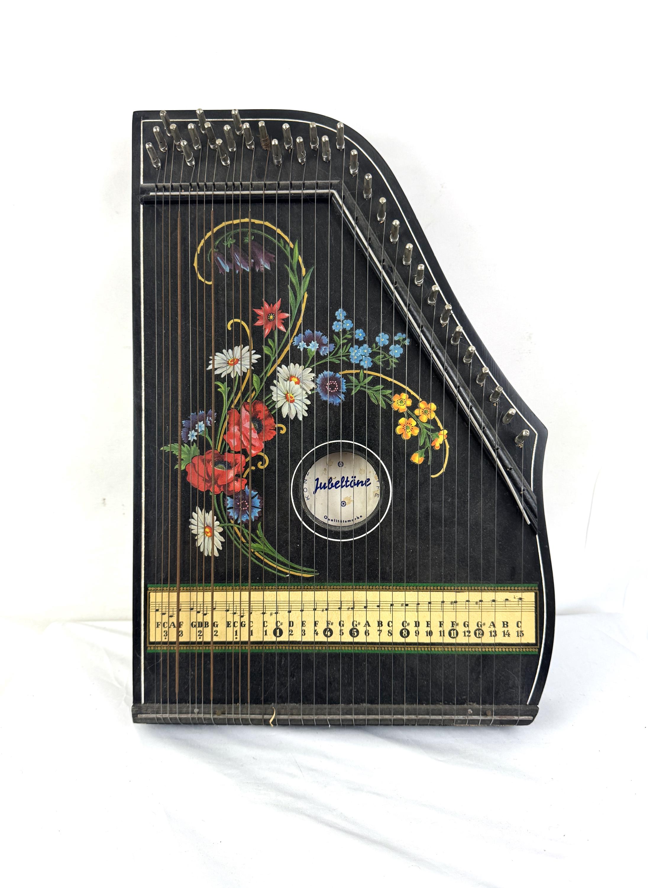 Antique German Zither - Etsy