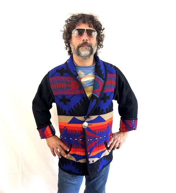 Vintage Pendleton Geometric Wool Southwest Coat Jacket - Etsy