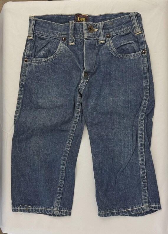 Vtg 40s Lee Riders Jeans Crotch Rivet Button Fly … - image 2