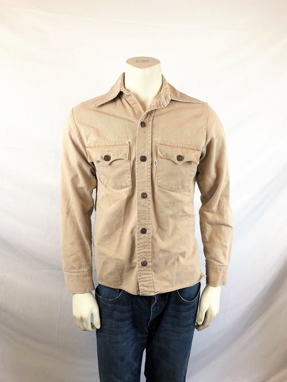 Vintage Khaki LEVIS Big E Denim Jacket