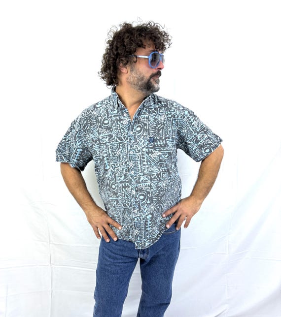 Vintage 1980s 90s Quicksilver Button up Shirt - Etsy Israel
