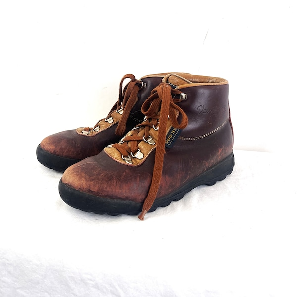 Vintage Leather Vasque Hiking Boots - Made in Italy - Size 8 1/2 M