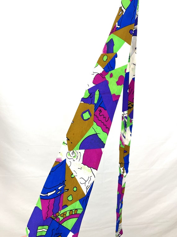 Vintage 1990s 90s Neo Max Pop Art Necktie Neck Tie