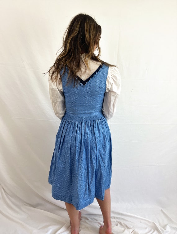 Vintage Blue Tracthten Aus Rarnten Dirndl Dress a… - image 5