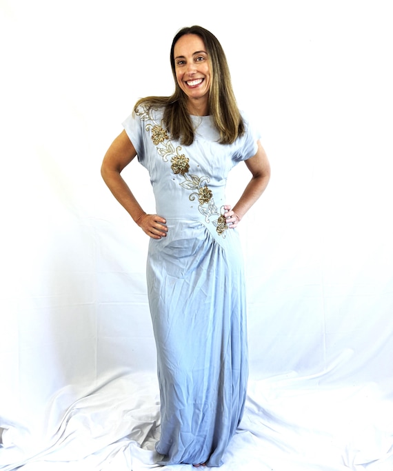 bluish grey dress Bridesmaid Dress.evening Dress.party Whether you are dressing it for prom Bluish Gray Wedding Borgia Dress