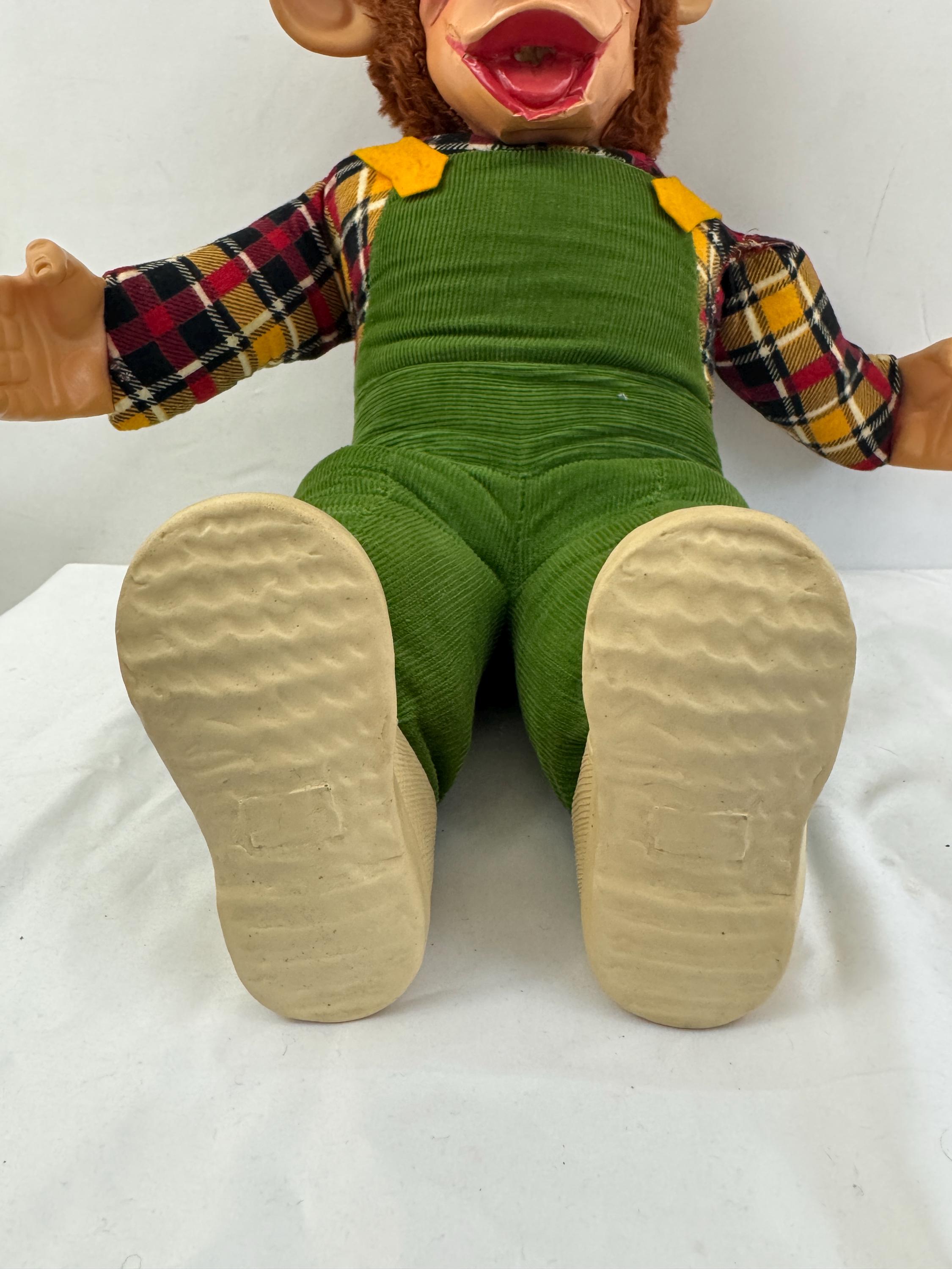Vintage 50s 1950s Zippy Monkey Chimp Plush Plastic Face - Etsy