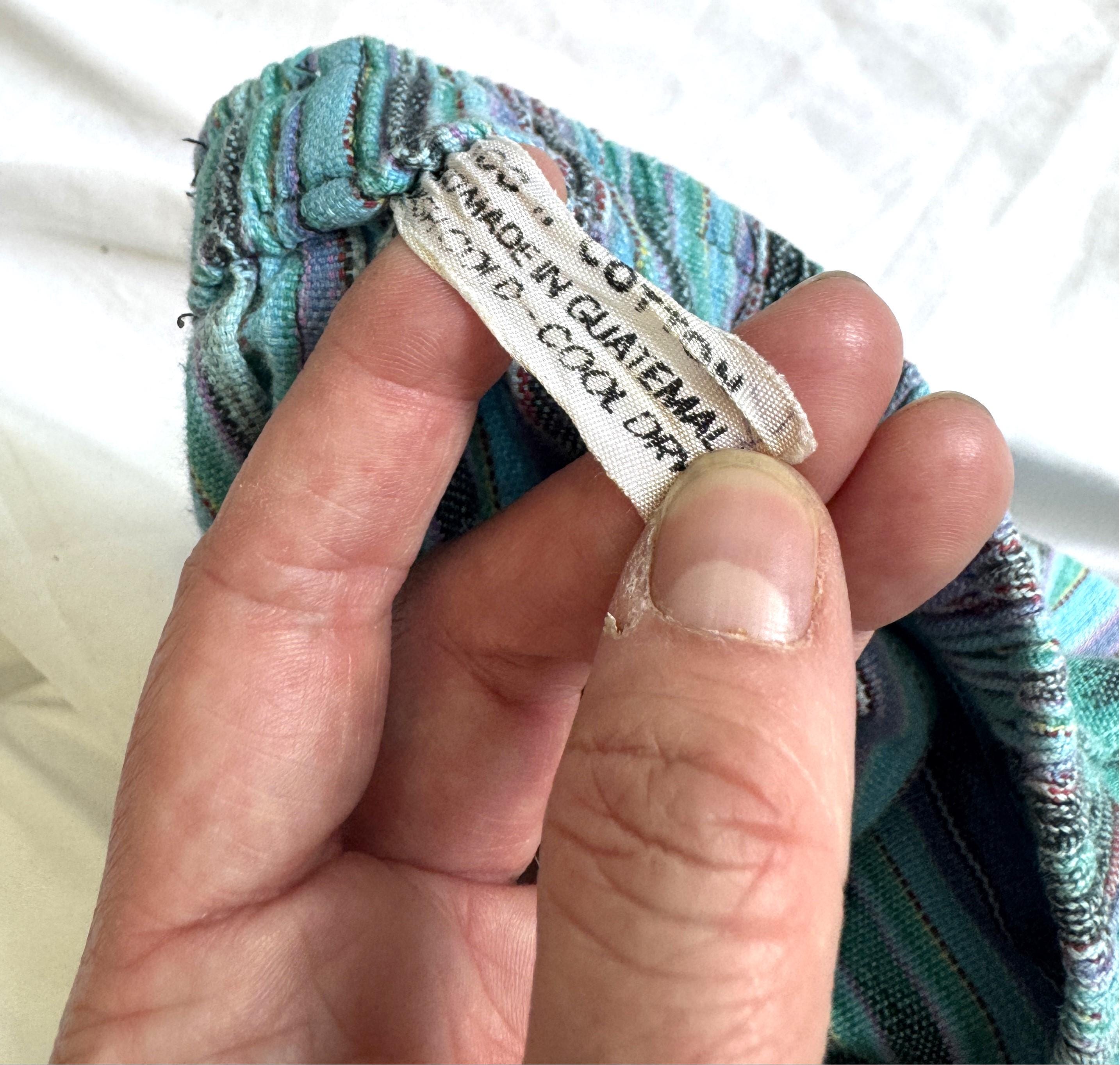 90年代ヴィンテージ グアテマラ イカット グアテマラコットン ヒッピー ハーレム カーゴパンツ - Etsy 日本, image size:2868x2727