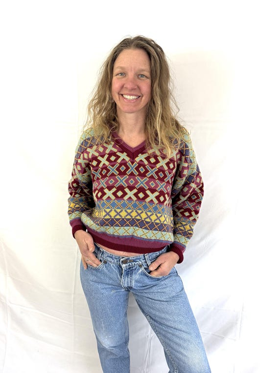 ニット+セーター 80s VINTAGE USA  IMPORT RAMIE KNIT s-l400.jpg