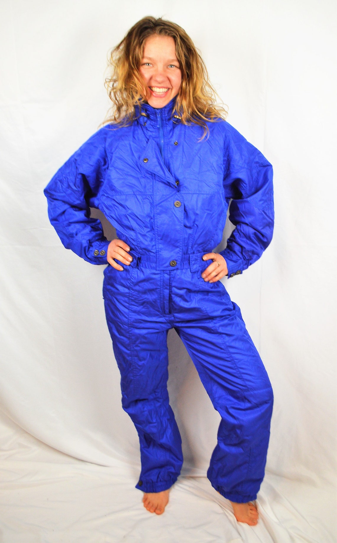 Vintage 80s Purple Women's Puffy Onesie Winter Ski | Etsy