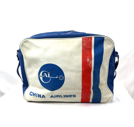 Vintage Bag Travel Flight 70s stock Dead USA バッグ 1970's Etsy - Bag Shoulder Luggage on Carry Brown Time Flying バッグ