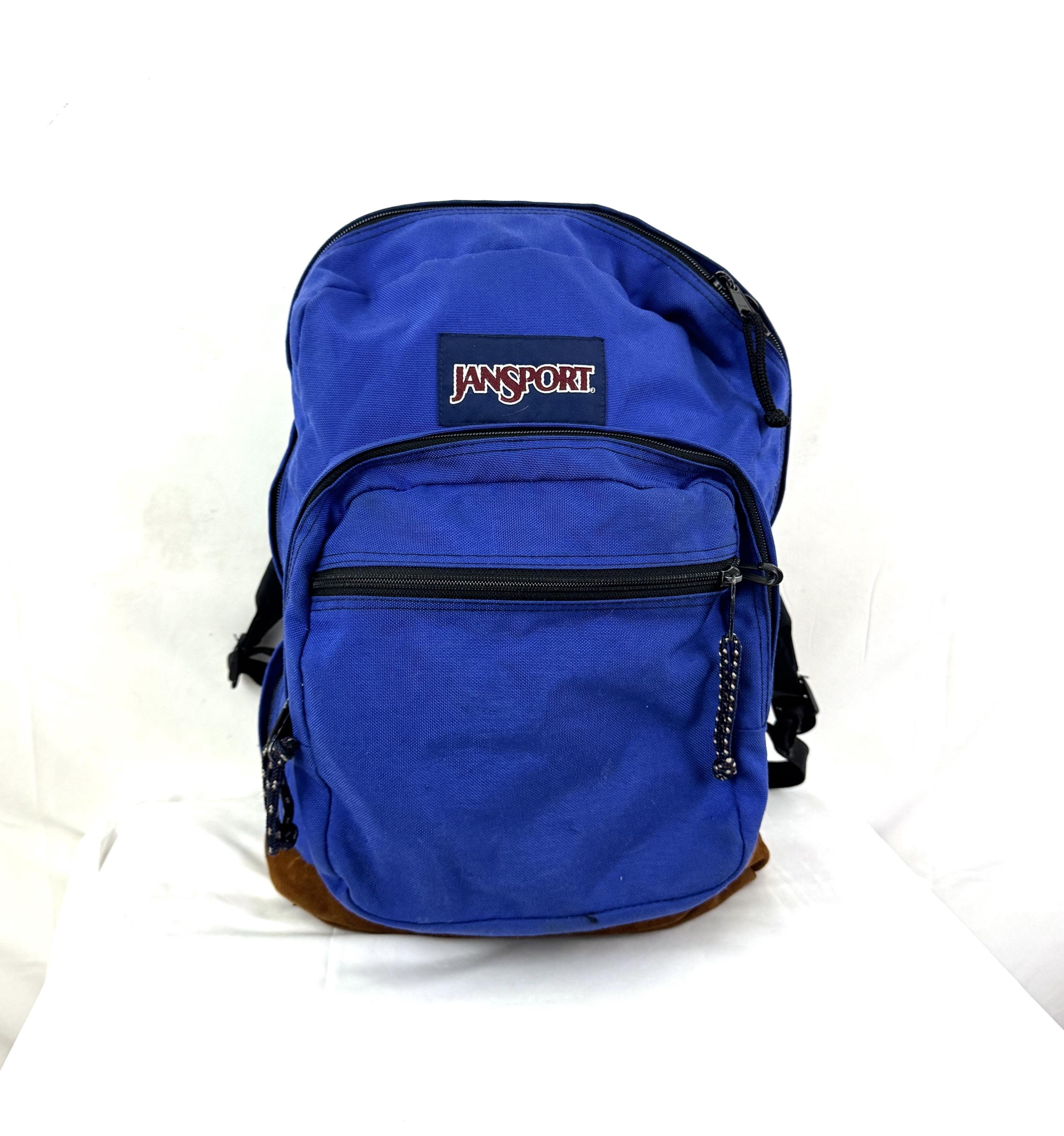 Blue Suede Backpack - Etsy display picture 3