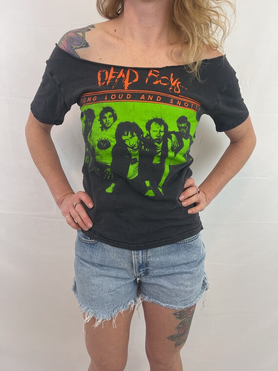 Vintage 1980s 80s Dead Boys PUNK T-Shirt Tee Shir… - image 3