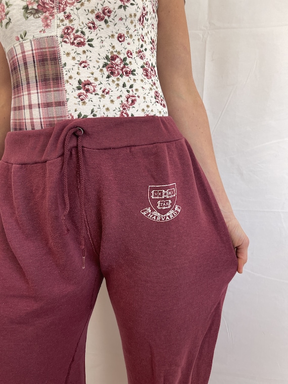 Vintage 1980s 80s Harvard University College Red … - image 2