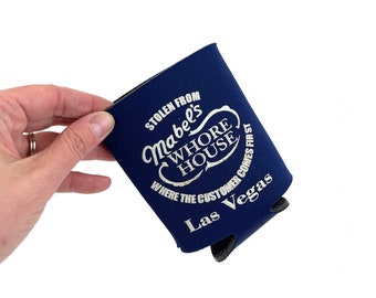 Vintage Mabel's Whore House Coozie Koozie - Pocket Cooler