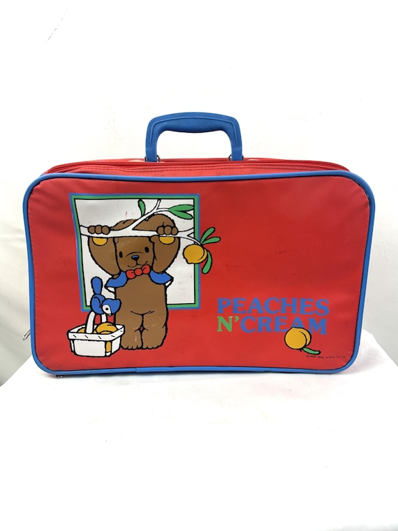 Vintage 1980s 80s Sanrio 1986 Hello Kitty Teddy Bear Suitcase