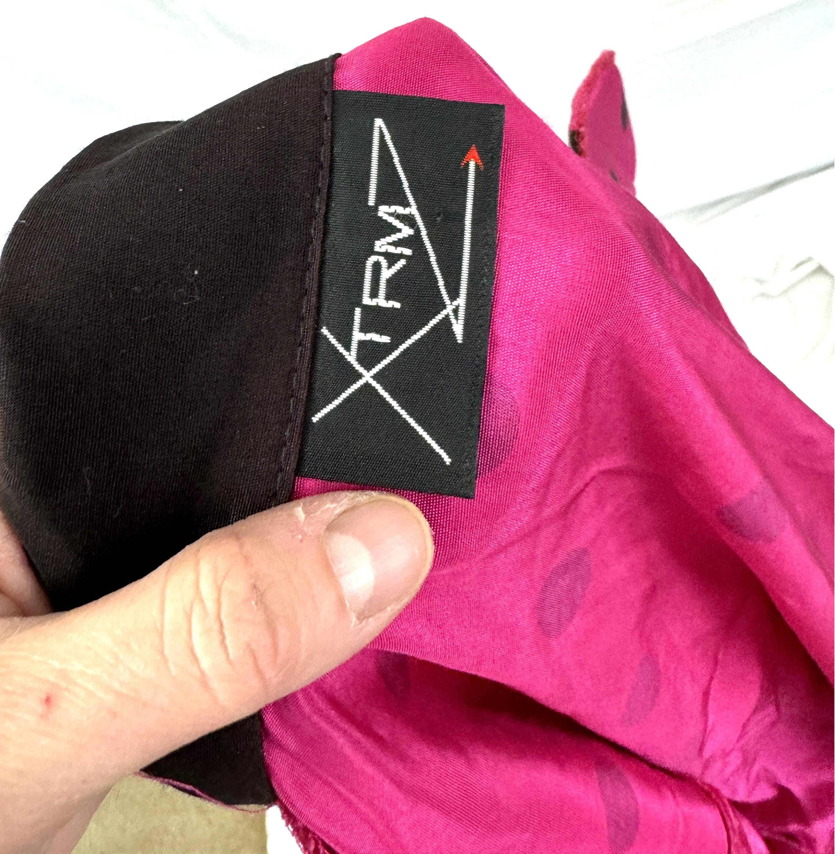 ヴィンテージ 80 年代 90 年代 ピンク ポルカ ドット フィット