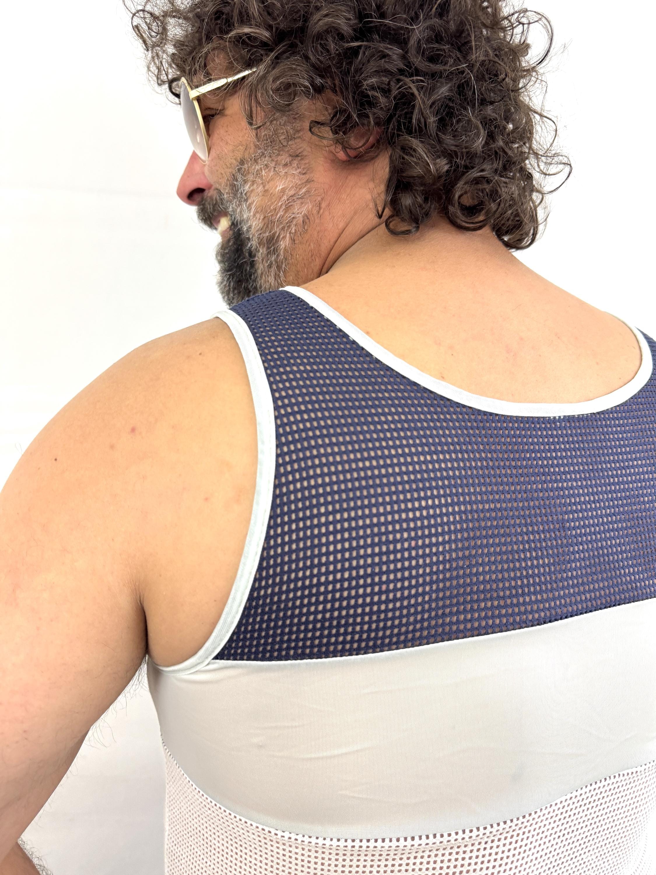 adidas gazelle silver green womens ADIDAS ORIGINALS Women's White Tank Top with Red and Blue Trim