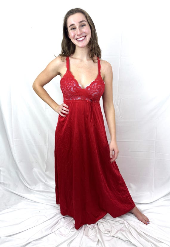 red lingerie slip dress Adaline Slip Dress (Set)