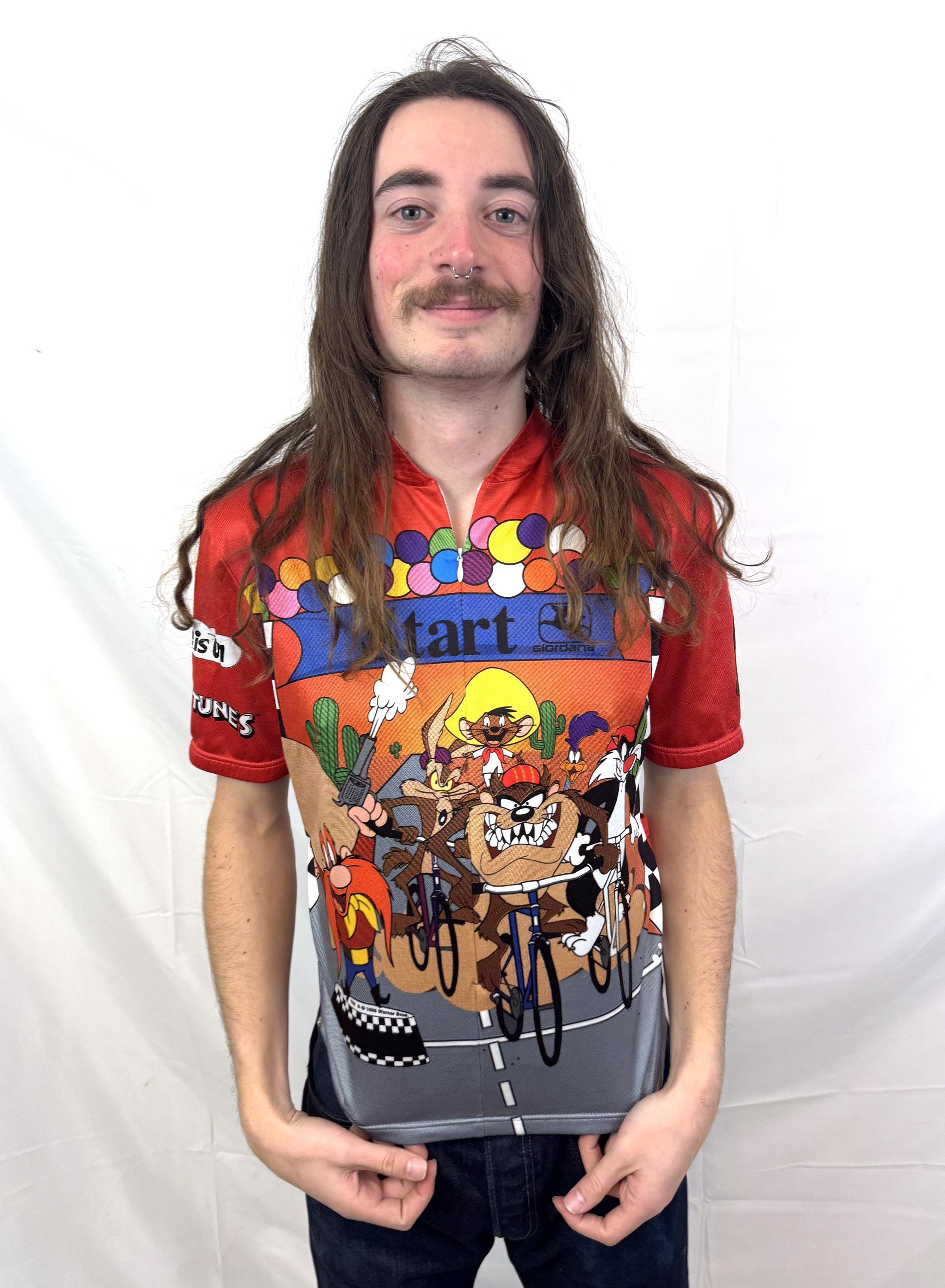 RARE Vintage 90s 1990s Cycling Bike Jersey Shirt, Giordana Italy