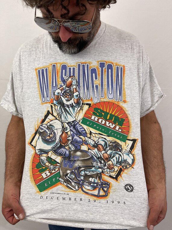 Vintage 1995 90s Husky University of Washington U… - image 3