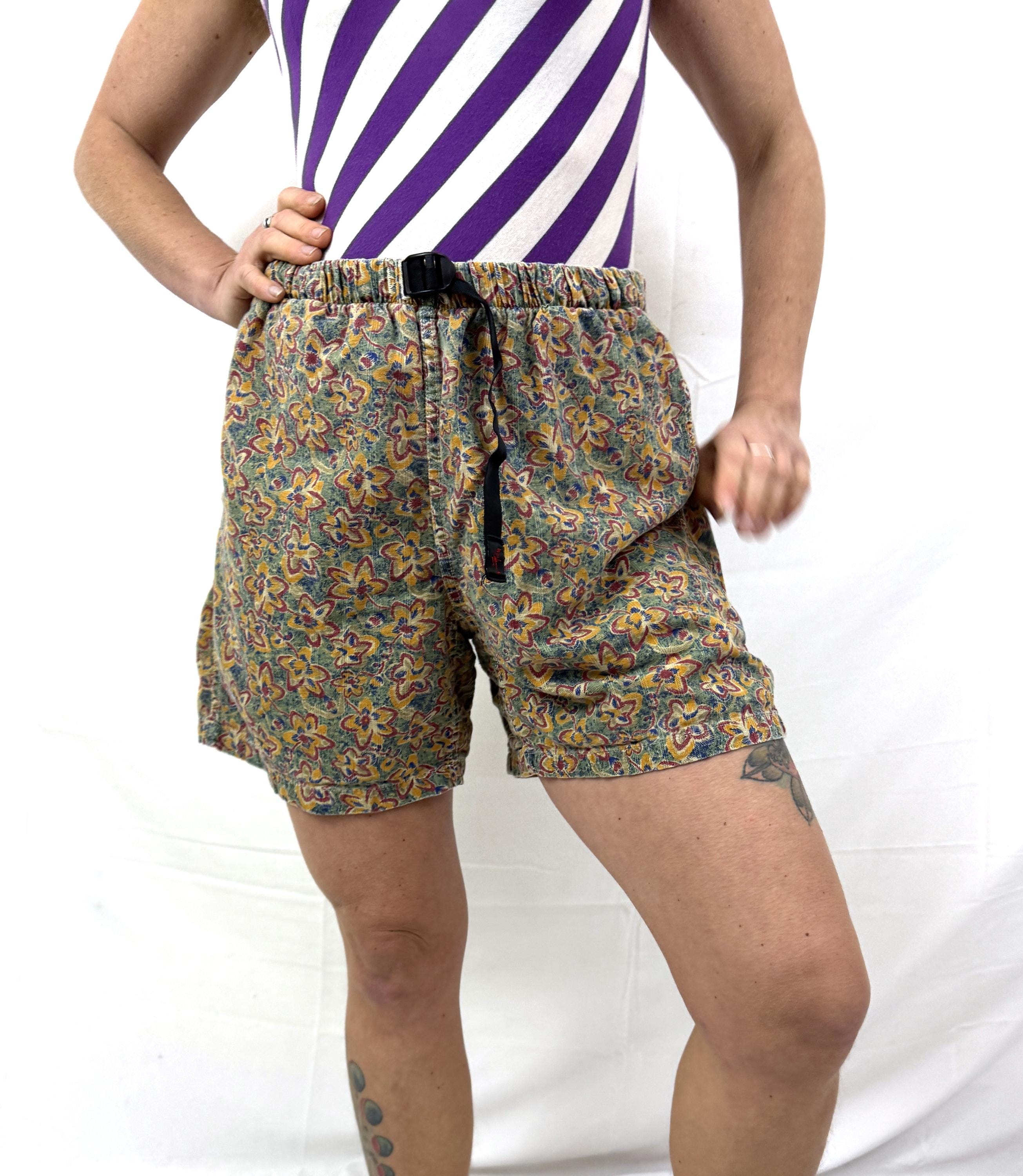 Vintage 1990s 90s Gramicci Hiking RARE Floral Cotton Climbing