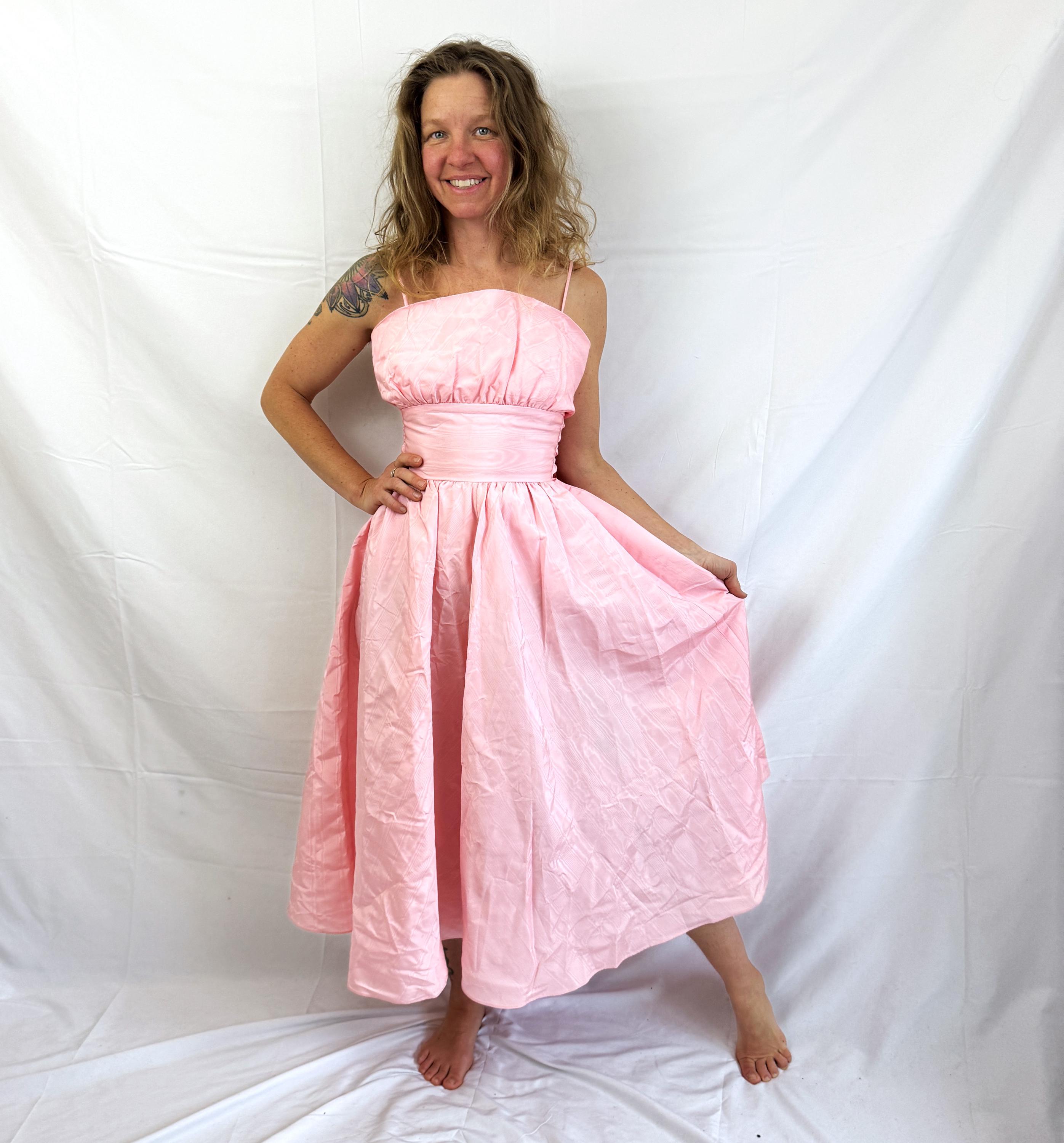 Vintage 80s Fun Floral Party Dress - Steppin' Out