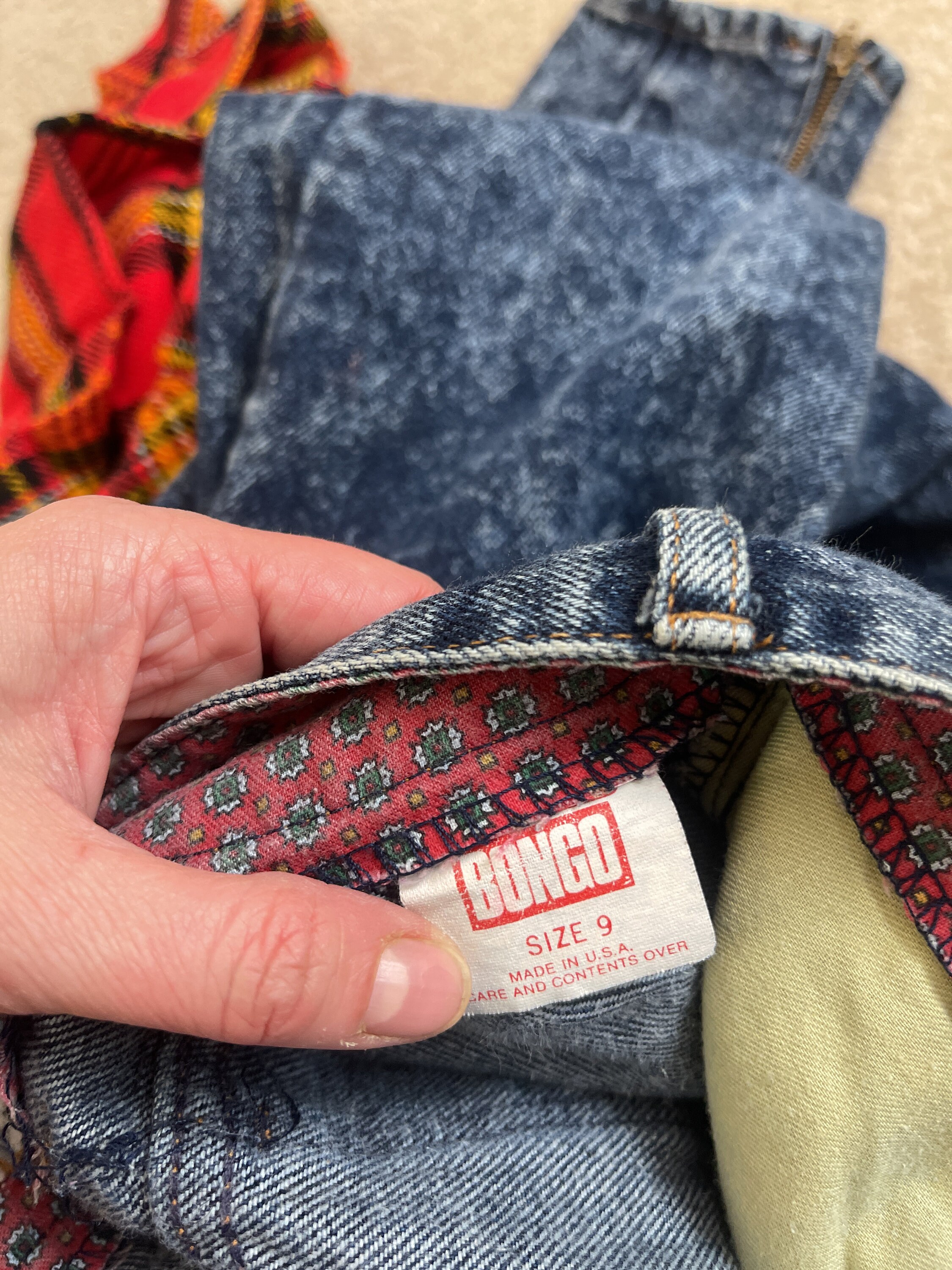 RARE Distressed Opium Japanese Style Denim Zipper Avant