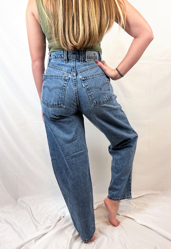 Vintage 90s Levis Silver Tab Denim Baggy Jeans Size 28 X 30 - Etsy Hong Kong