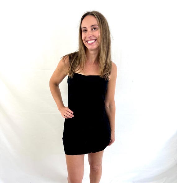 guess black mini dress Guess