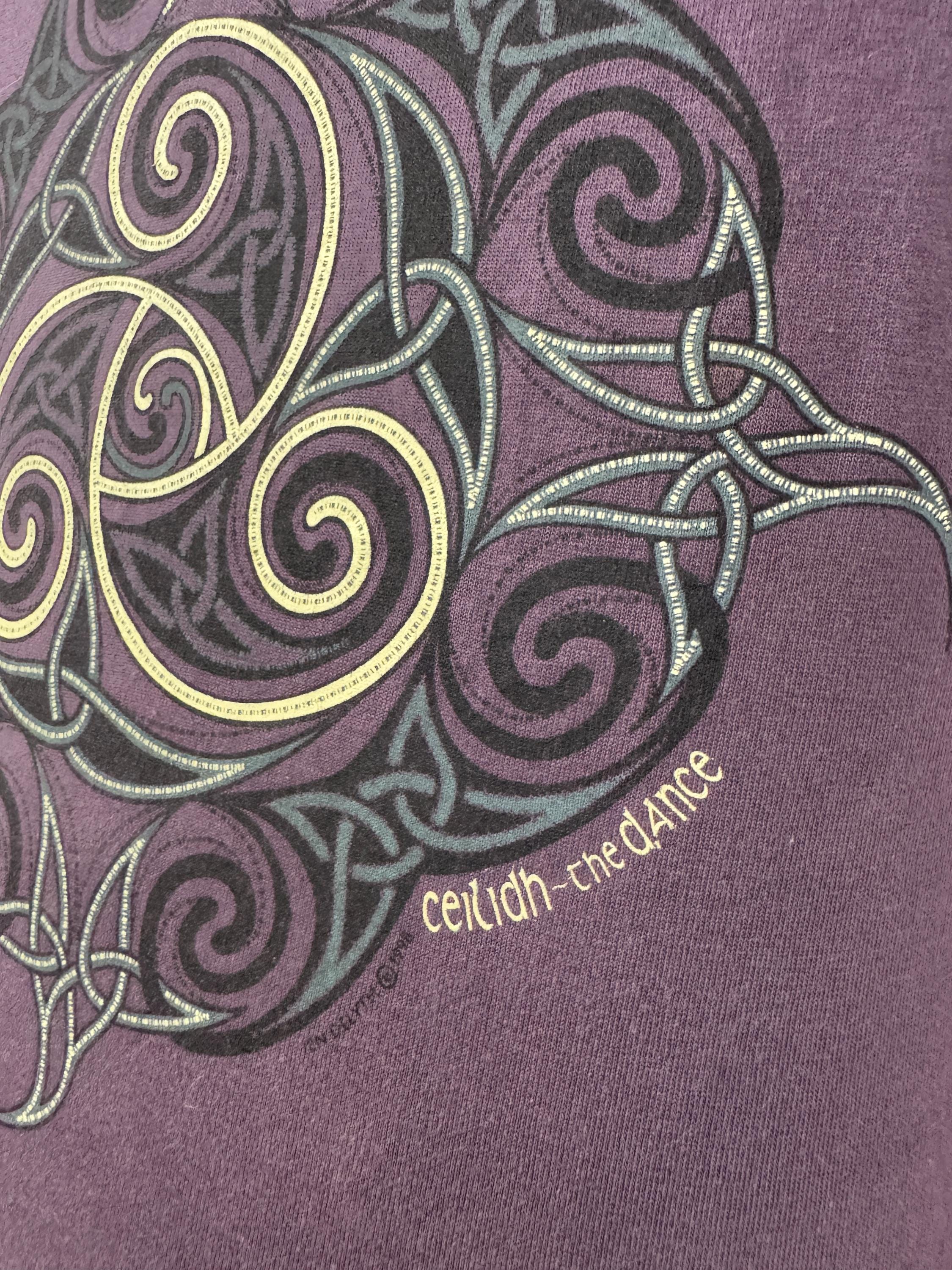90年代ヴィンテージ アイルランド ケルト Tシャツ - ジェン・デリス 