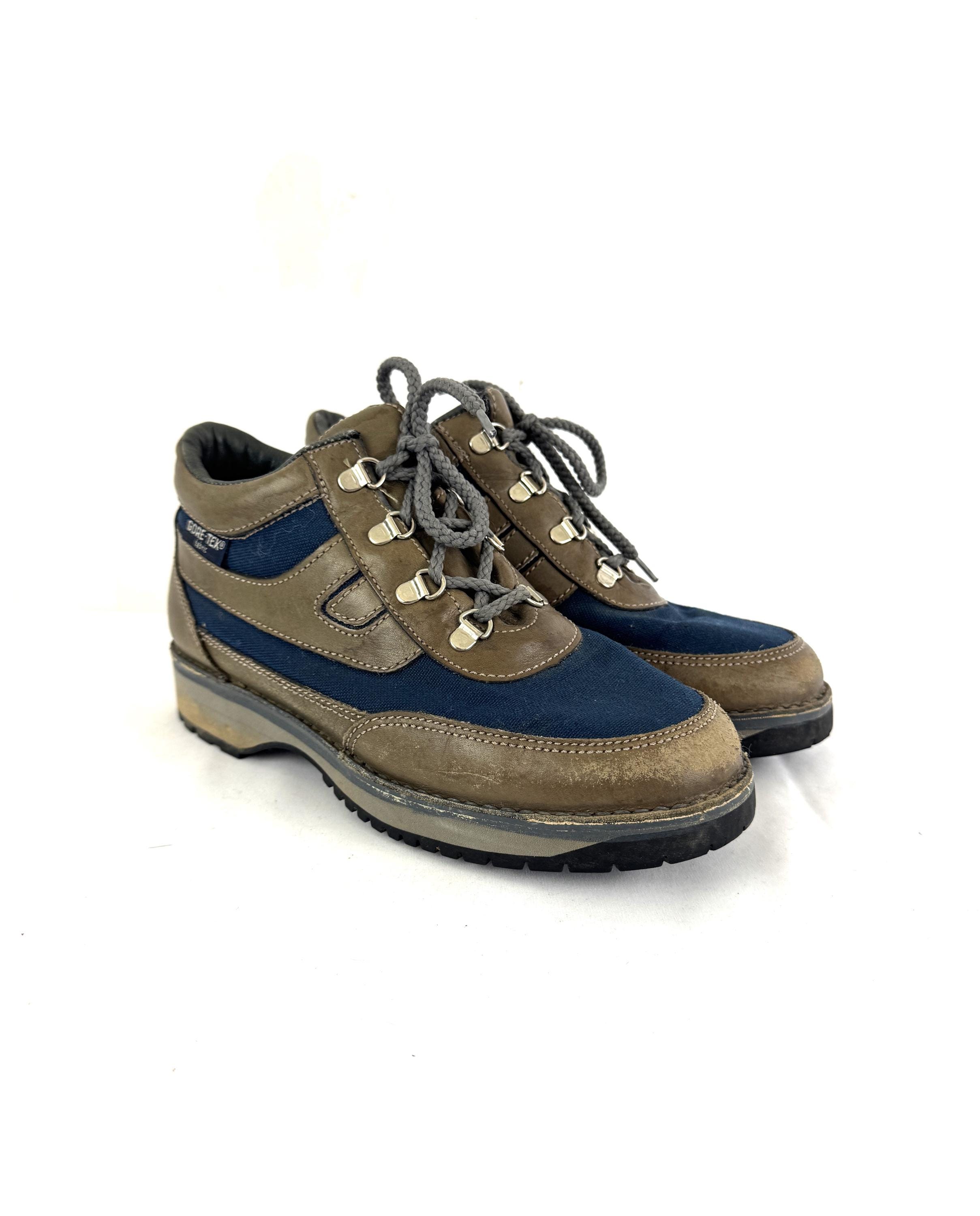 Vintage Rockport Gore-tex Leather Hiking Boots Shoes - Made 