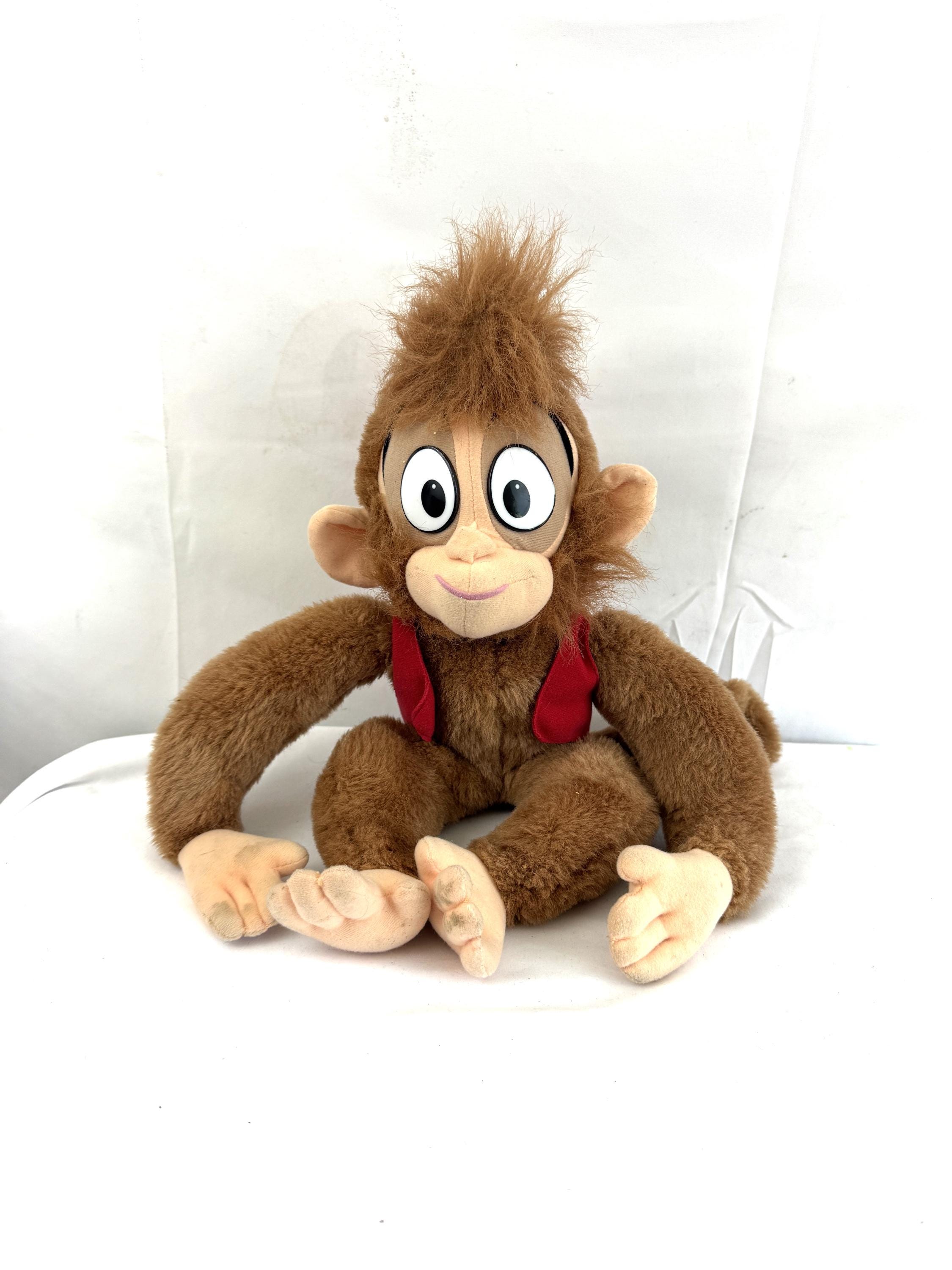 Vintage 90s 1990s Aladdin Disney Abu Pet Monkey 1992 Movie Stuffed