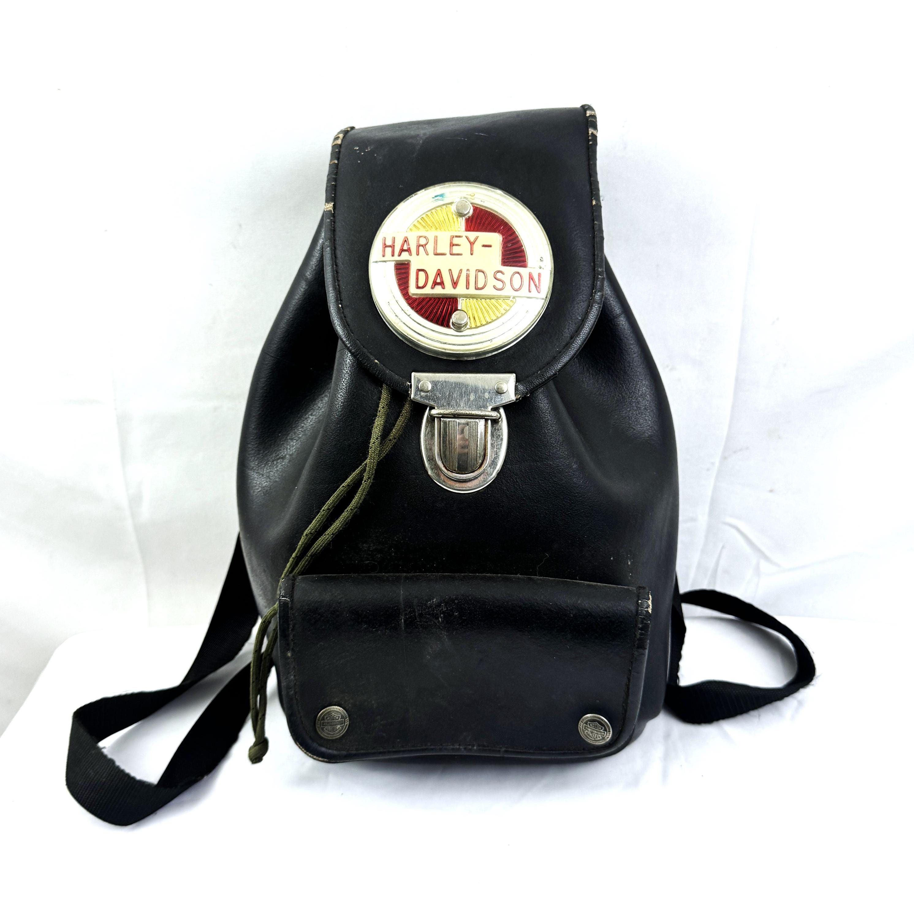 Vintage Harley Davidson Backpack - Etsy