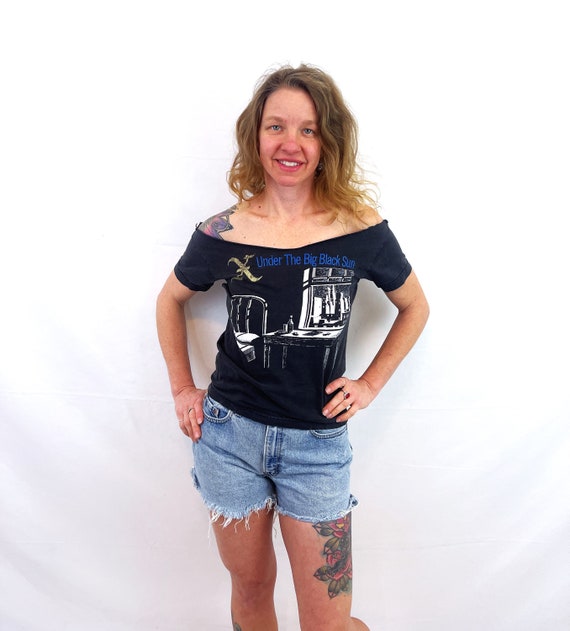 Vintage 1982 X Under The Big Black Sun Punk T-Shi… - image 4
