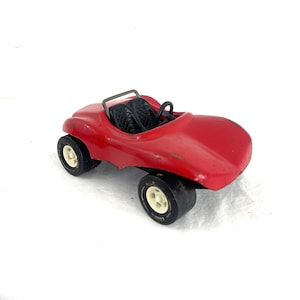 Vintage TONKA Dune Buggy Red Metal Pressed Steel Toy Car - Made in USA