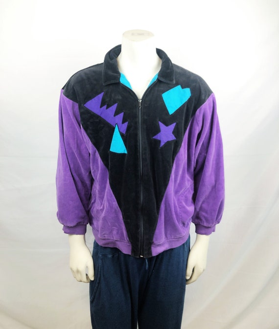 Vintage 1980s Super Soft Geometric Star Shape Velo