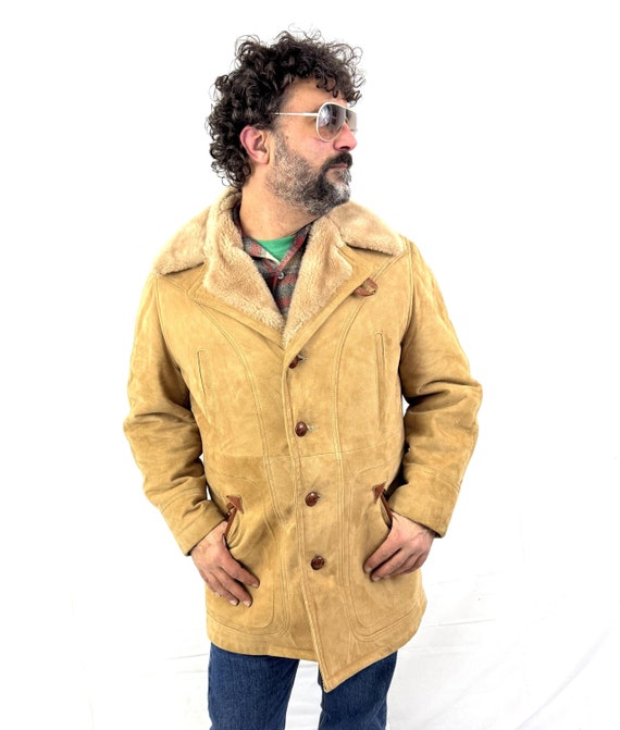 USA製 70's McGREGOR cruiser jacket Vintage 1970s 70s Mcgregor Suede Leather Sherpa Coat - Etsy