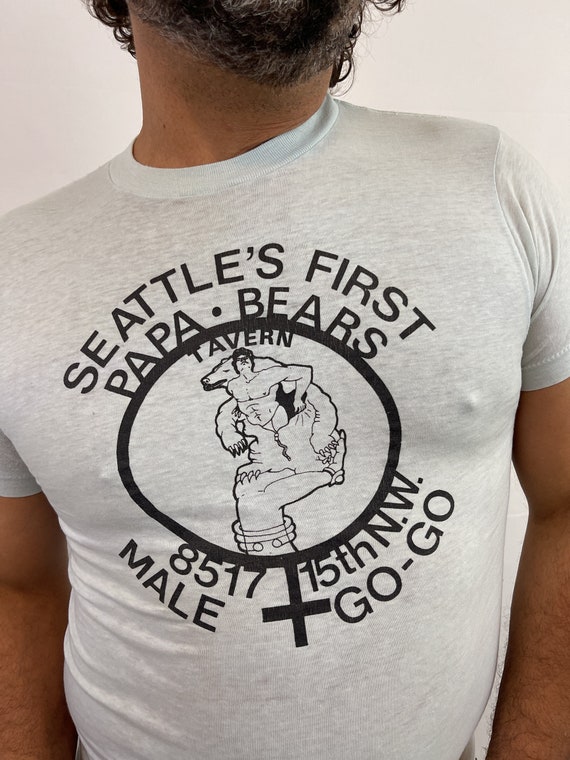 Vintage 80s 1980s Seattle's First Male Go-go Papa… - image 3