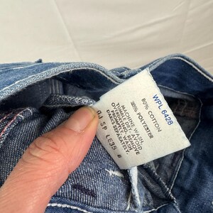 Pantalones vaqueros de mezclilla Wrangler estilo carpintero vintage para niños - Talla 1 imagen 9