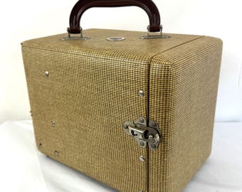 Mini valise à glissière vintage des années 40, 40 - Un produit Gold-E - Chicago